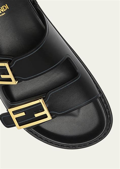 fendi two strap slides|Women's Designer Slides .